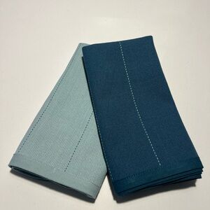 NWOT Caraway Teal and Sea Foam set of 2 Dishtowels